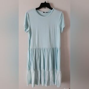 Light Blue Midi Dress